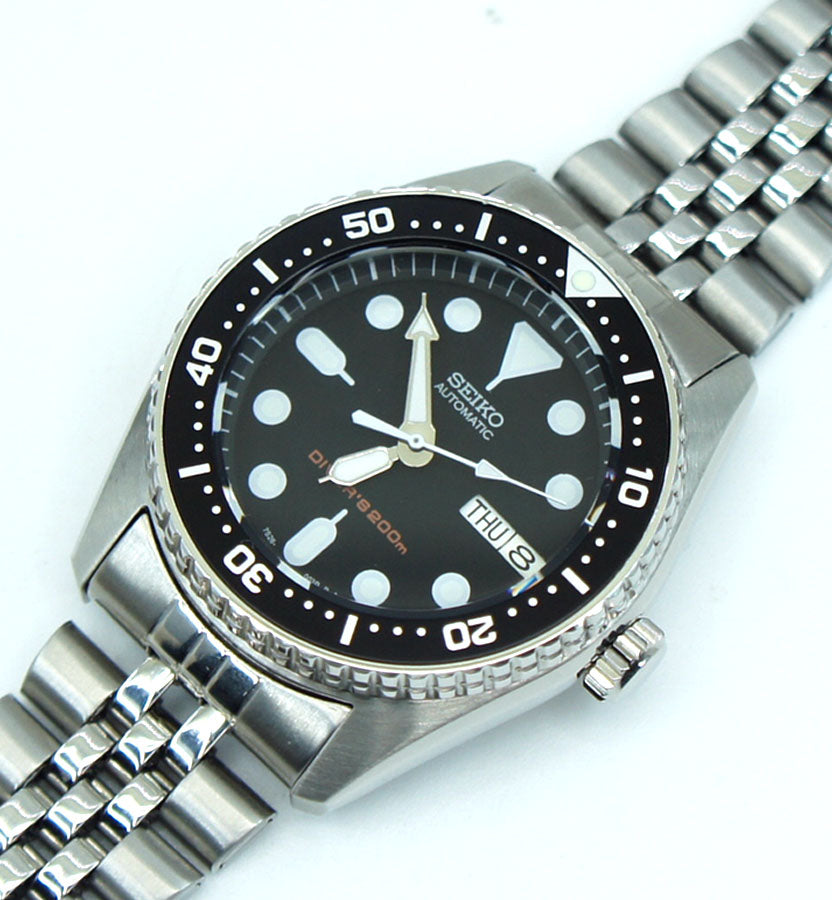 New Seikomod 3 o’clock crown case skx013 stainless Jubilee bracelet 38mm Seikomod