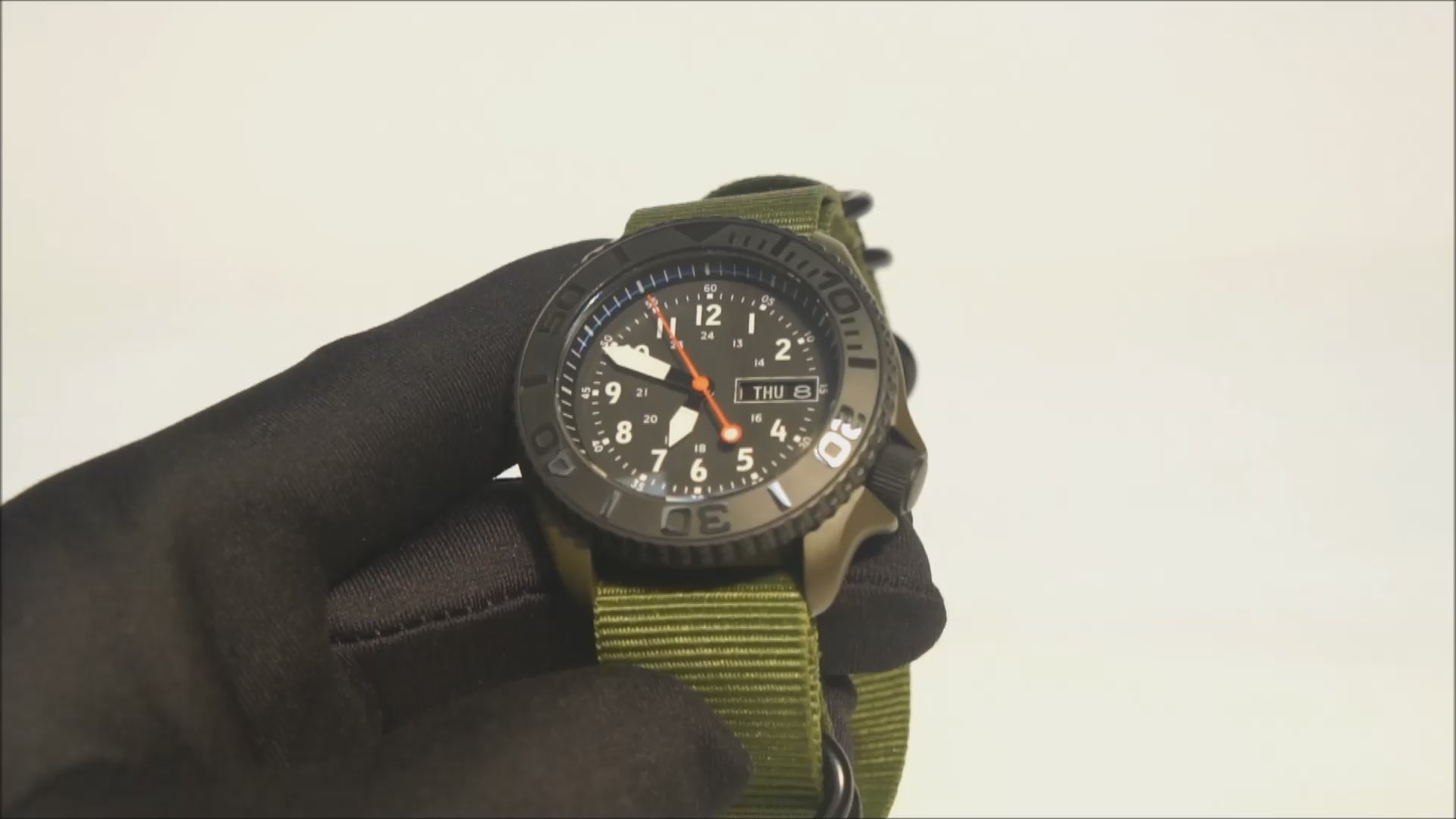 skx007 OD Green Graphite Black cerakote nh36a movement sapphire